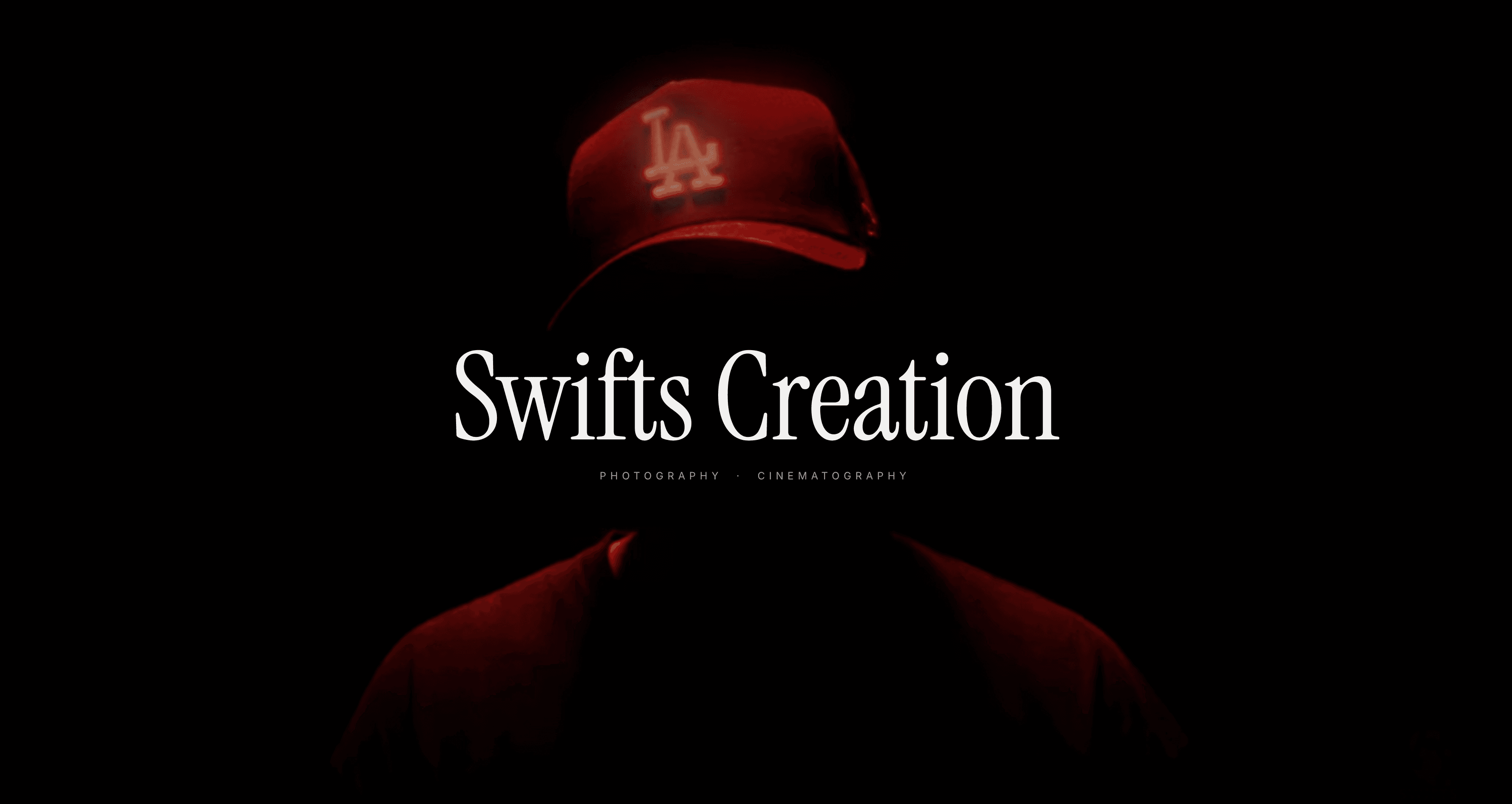 Screenshot of Swifts Creation, a website designed by Tristin Wolford
